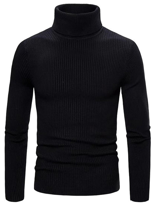 Pull col roulé doux et chaud pour homme - PanierRoyale