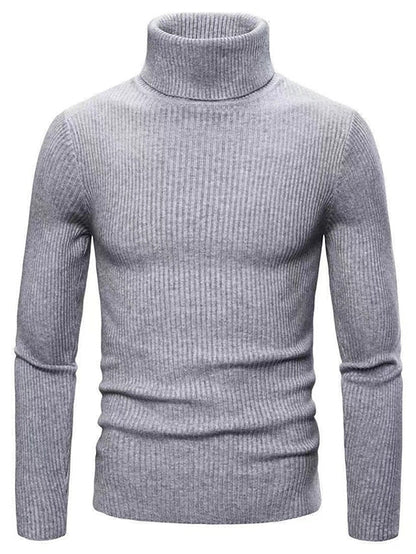 Pull col roulé doux et chaud pour homme