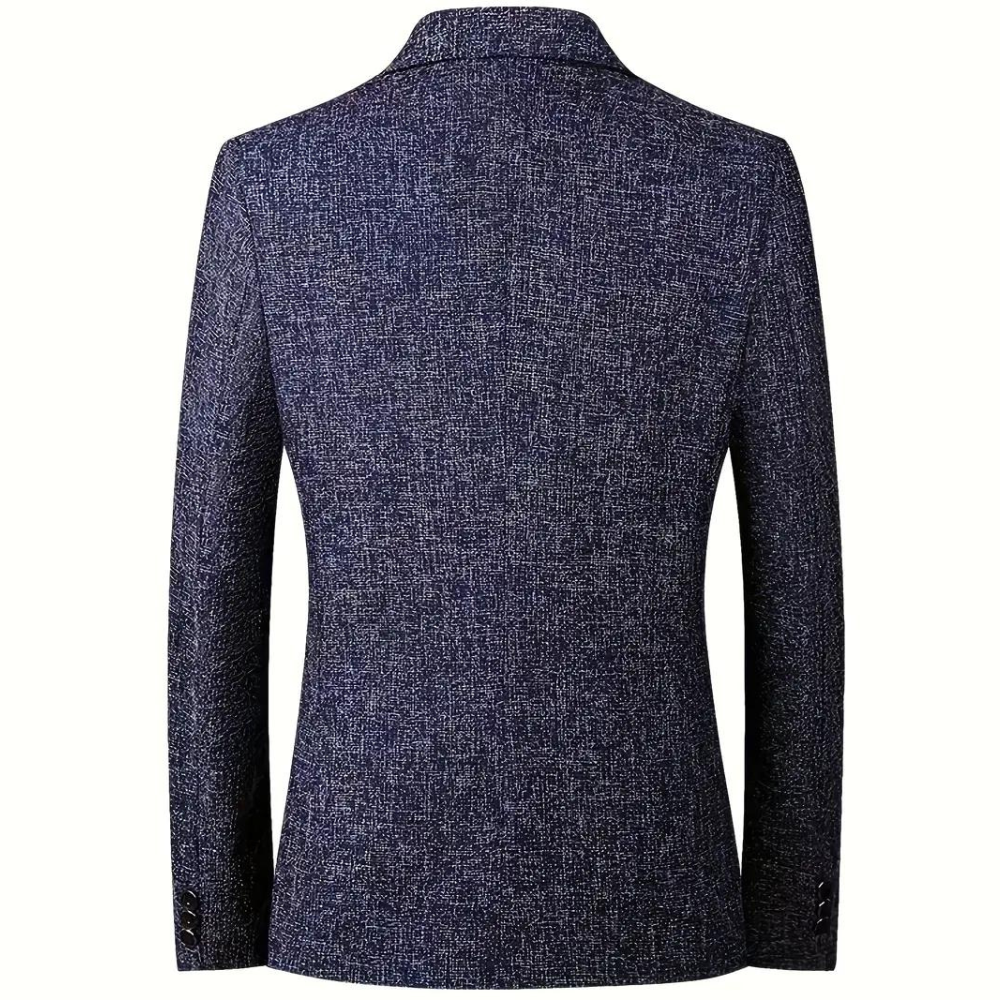 Blazer Homme Élégant Gris, Marine ou Noir