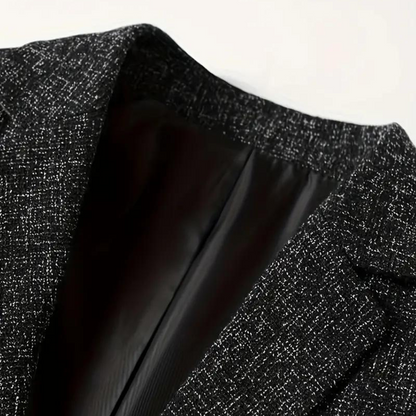 Blazer Homme Élégant Gris, Marine ou Noir
