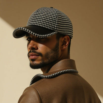Casquette Cuir Homme Élégante