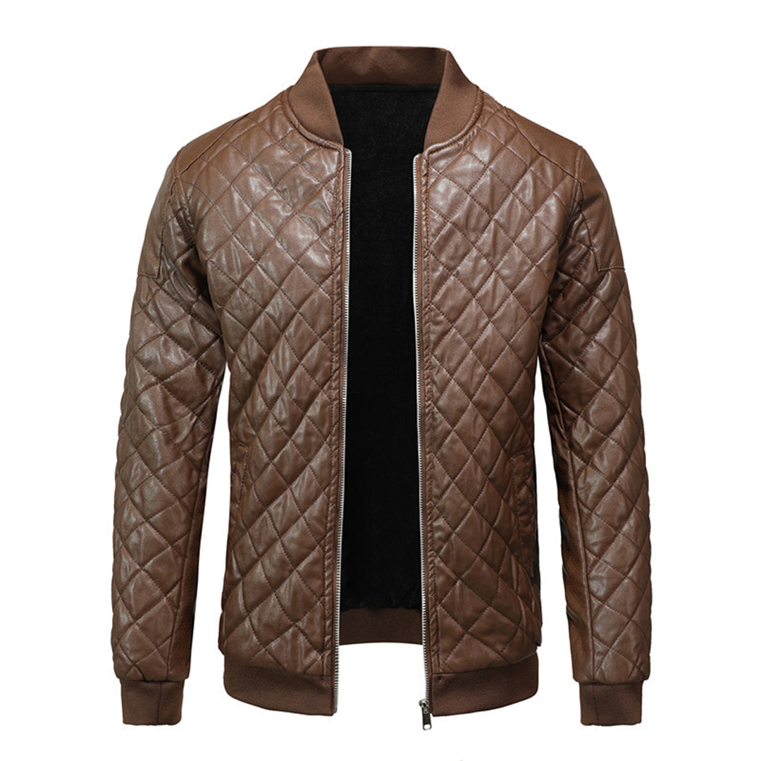 Veste Cuir Hiver Chaude et Confortable - PanierRoyale