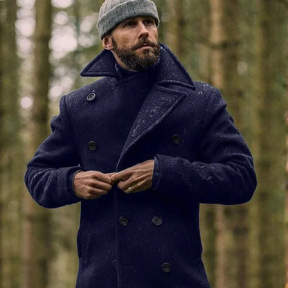 Manteau Homme Hiver Chic avec Doublure et Fermeture Éclair