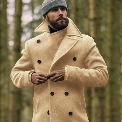 Manteau Homme Hivernal Laine Douce et Chaude - PanierRoyale