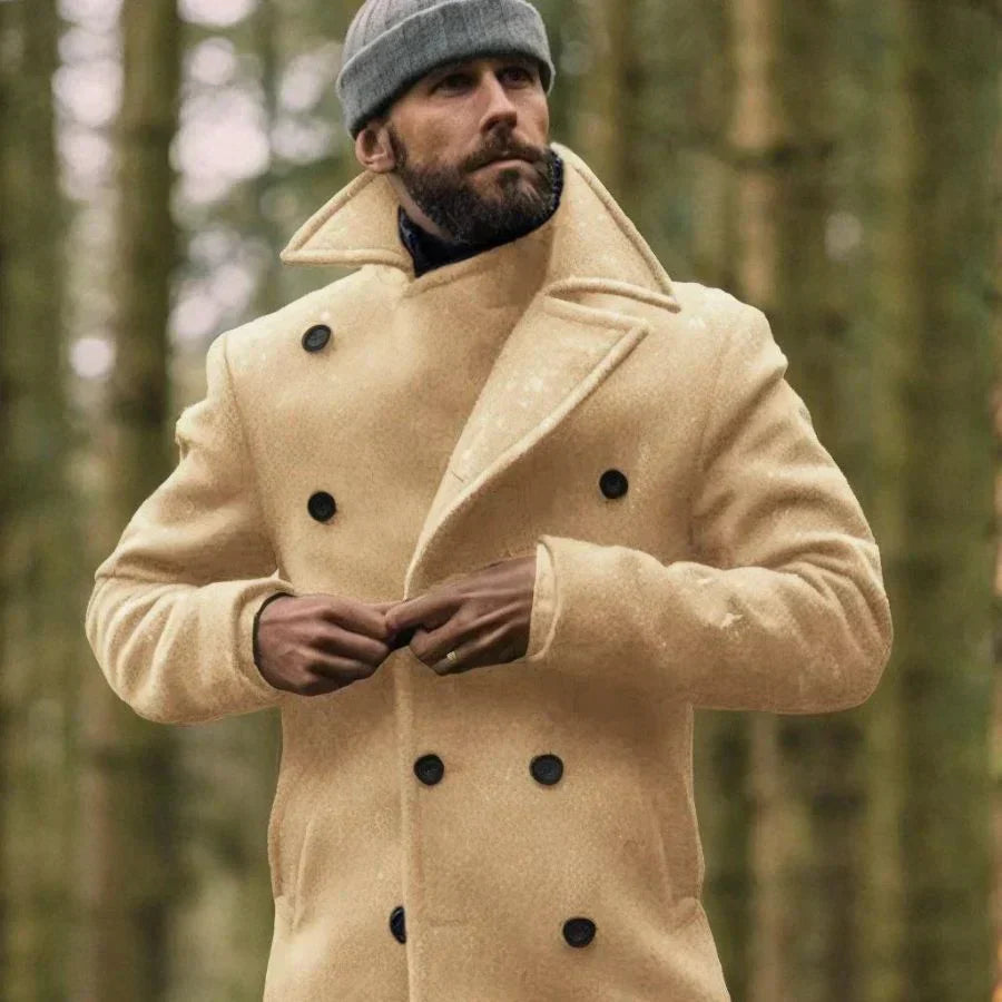 Manteau Homme Hiver Chic avec Doublure et Fermeture Éclair - PanierRoyale