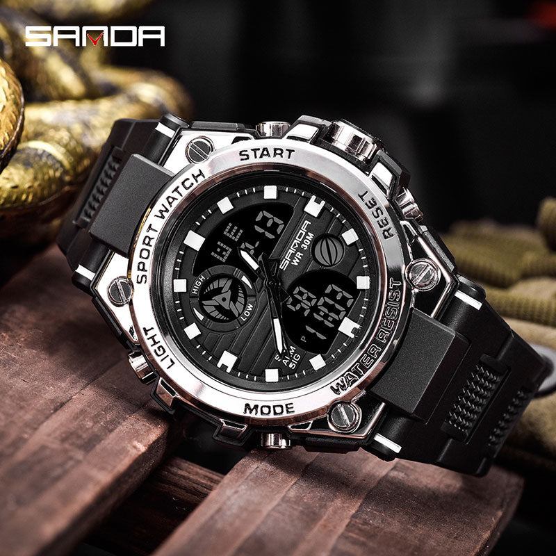 Montre Sport Homme numérique étanche