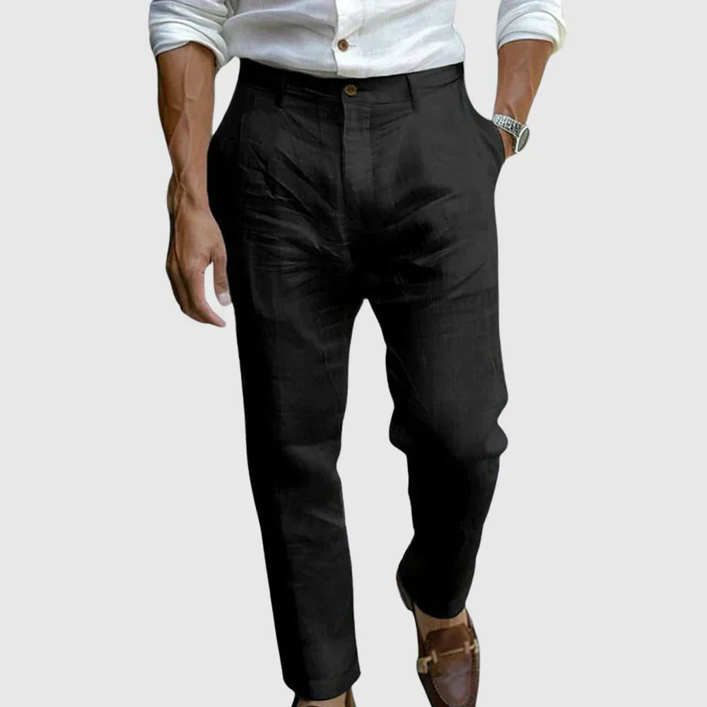 Pantalon Lin Homme Large et Confortable