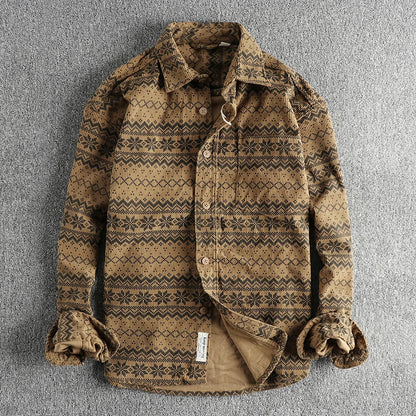Chemise Homme Décontractée Style Vintage - BerlinGlamour