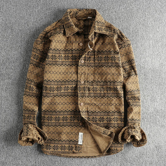 Chemise Homme Décontractée Style Vintage - BerlinGlamour