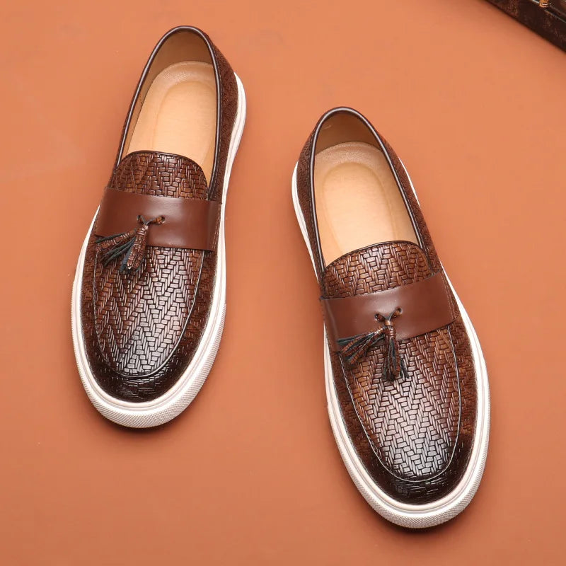Mocassin Homme Cuir Élégant