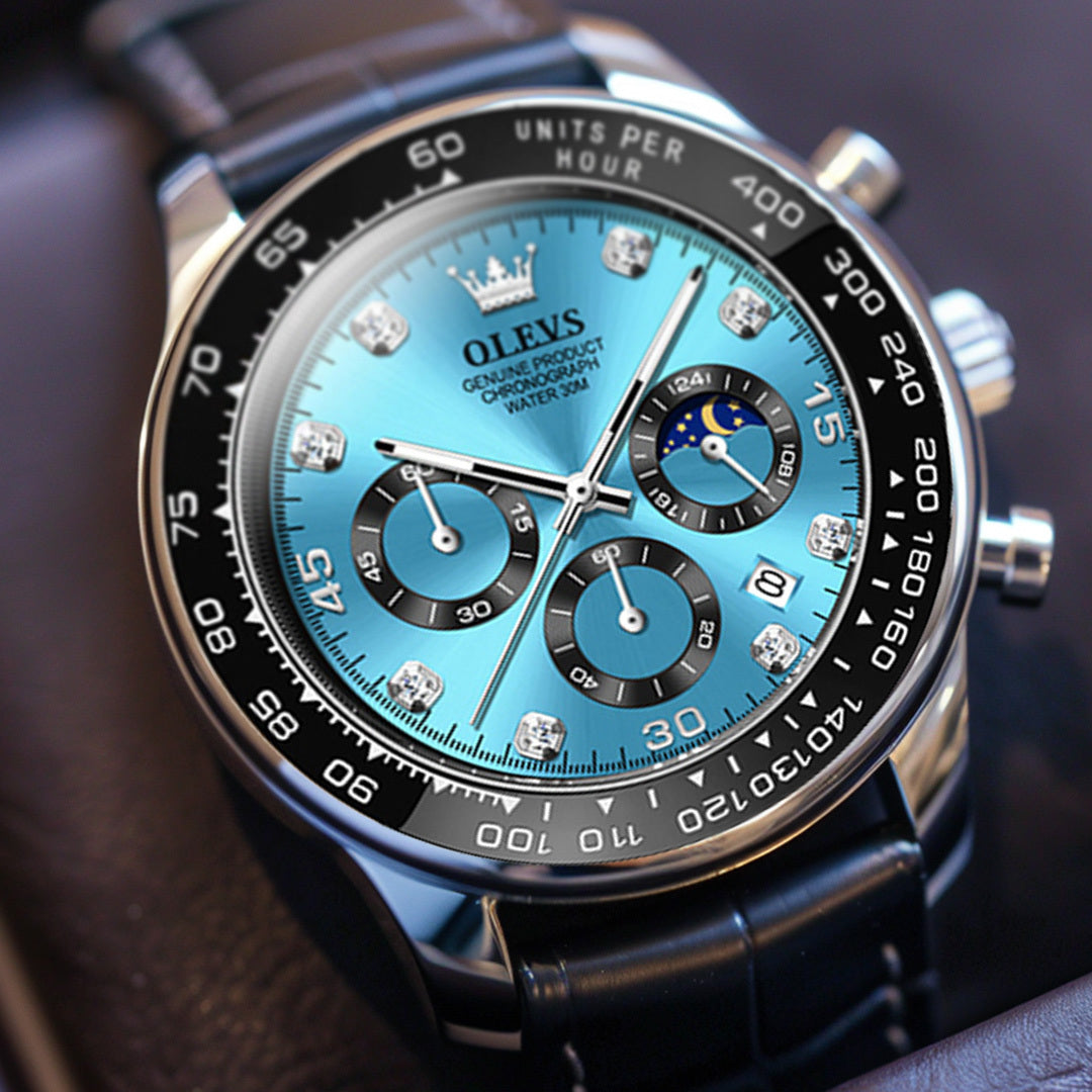 Montre Homme Élégante Acier Inoxydable