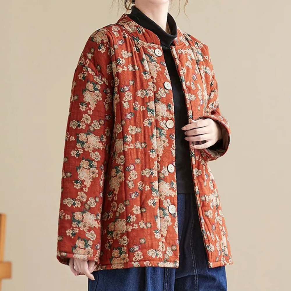 KATHERINE - Veste à Motifs Floraux pour Femmes