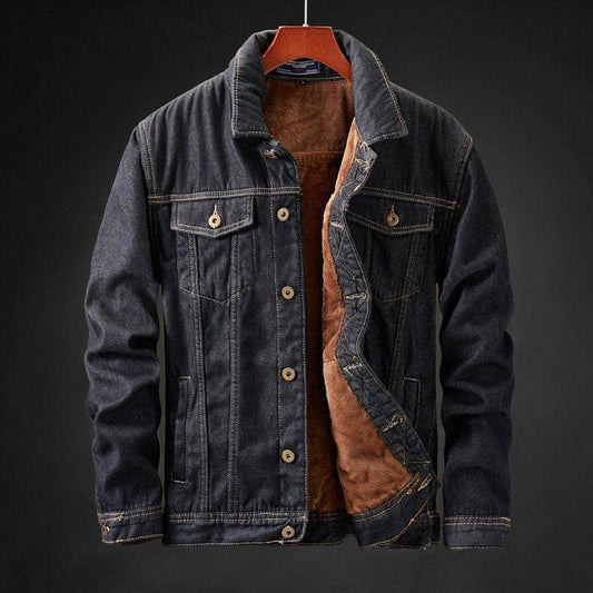 Blouson Homme Denim Doublure Polaire Chaude - BerlinGlamour
