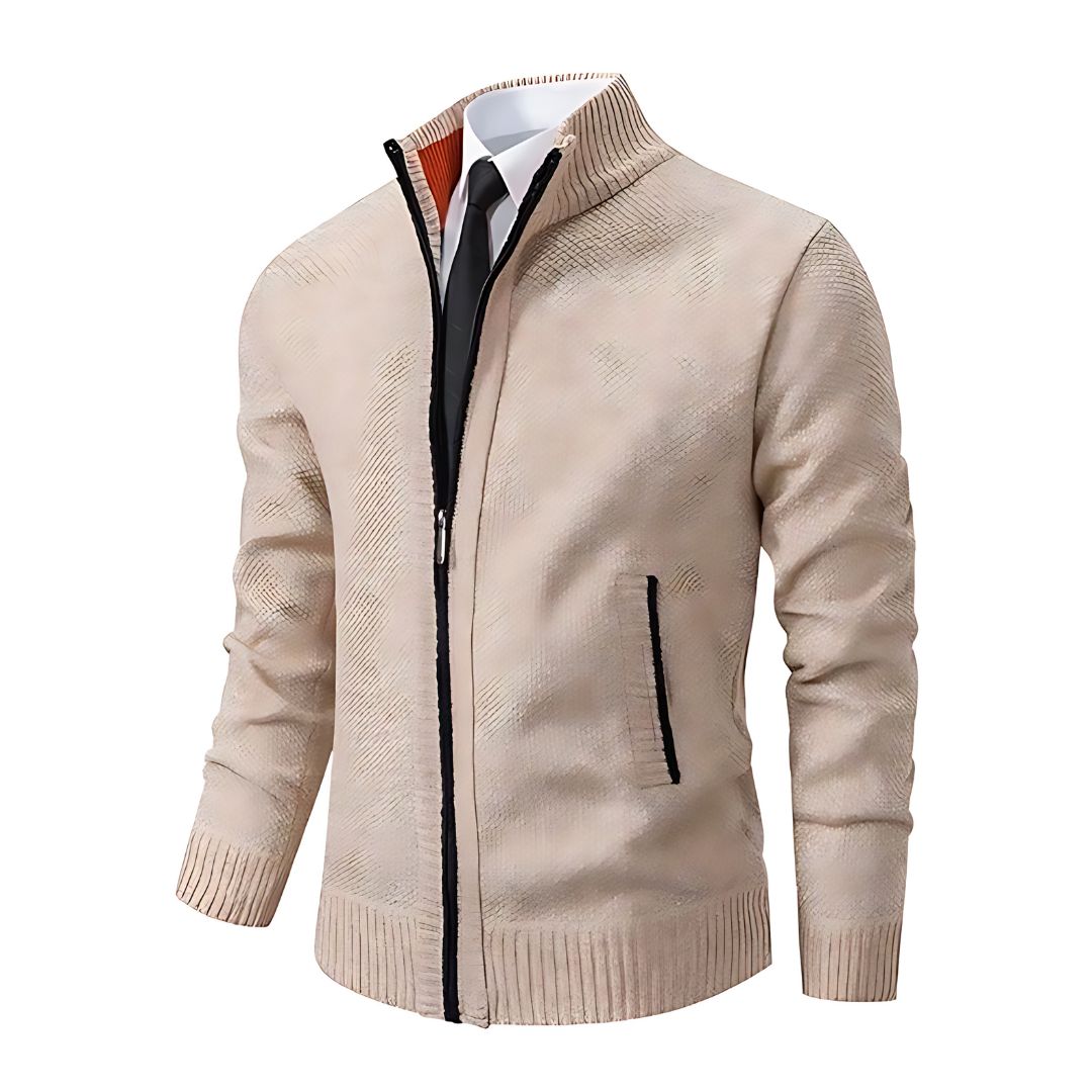 Pull Homme Noir Élégant et Confortable pour Hiver