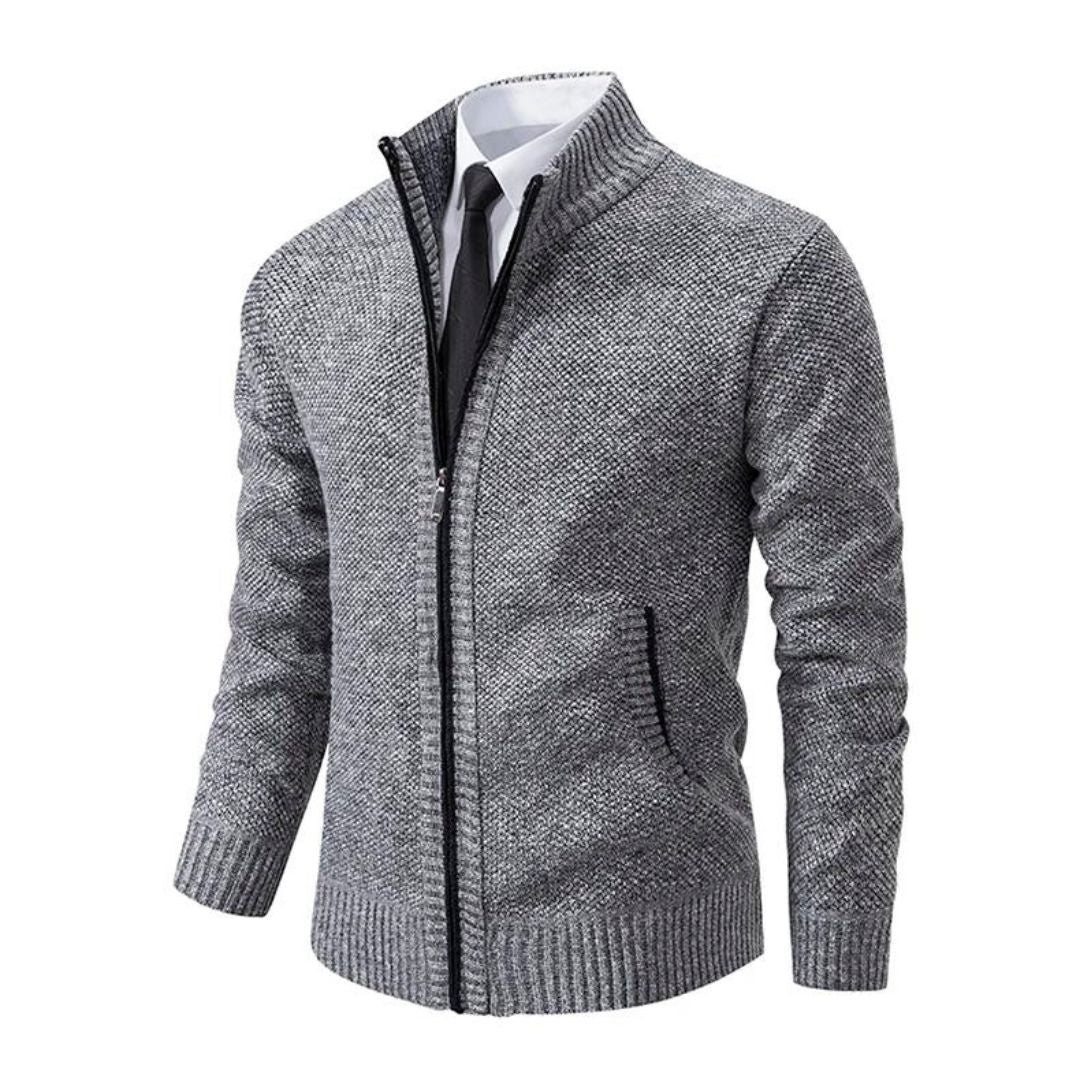 Pull Homme Noir Élégant et Confortable pour Hiver
