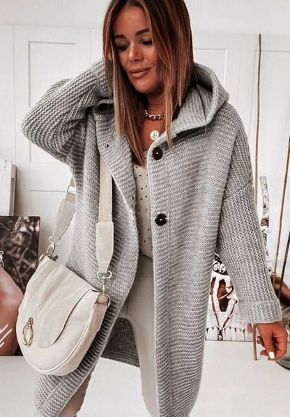 Cardigan Femme Laine Doux et Chaud pour Hiver