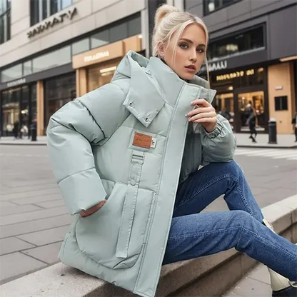 Parka Hiver Femme Élégant et Chaude