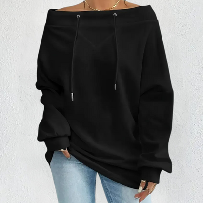 Sweat Femme Col V Élégant et Confortable