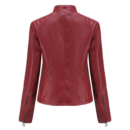 Veste en cuir élégante