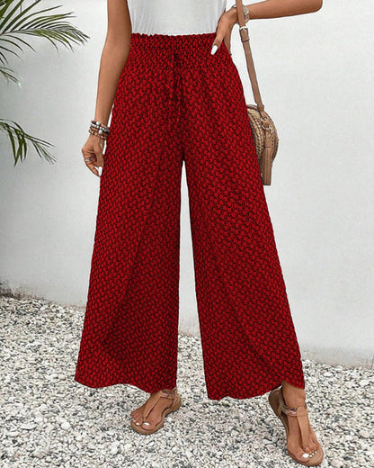 Pantalon Femme Taille Haute Confort Élégant