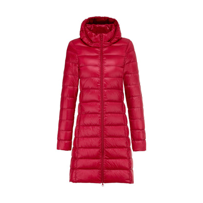 Veste Matelassée D’Hiver Avec Capuche Pour Femme | Longue