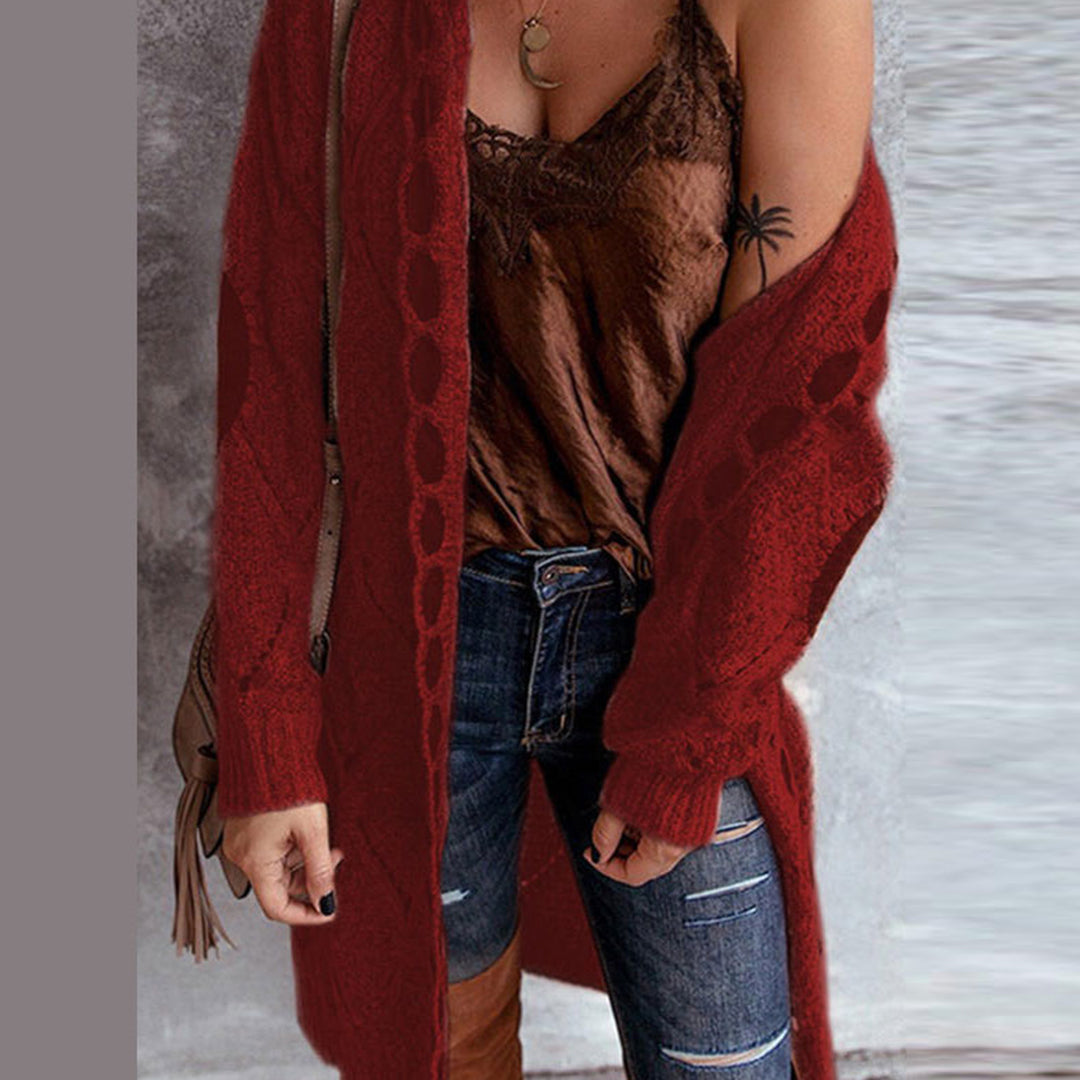 Gilet Femme Manches Longues Élégant pour Automne ou Printemps