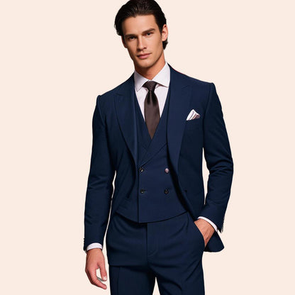 Costume Décontracté Homme Veste et Pantalon Chinos
