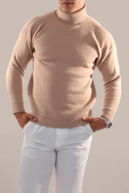 Pull Homme Col Roulé Casual et Confortable