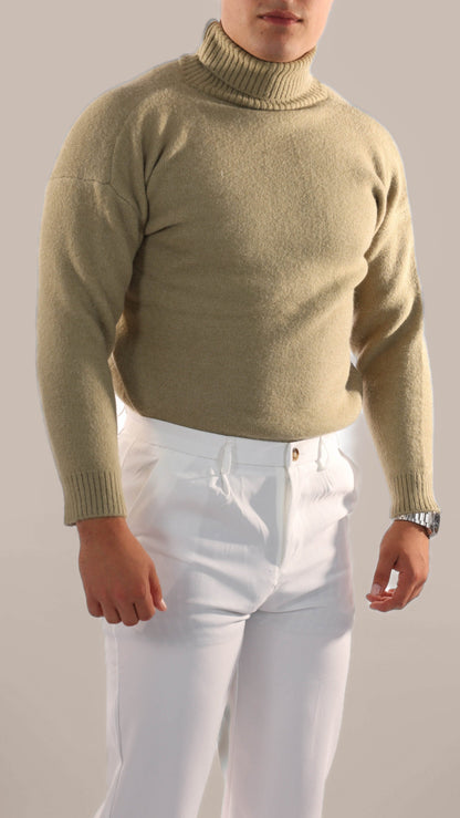 Pull Homme Col Roulé Casual et Confortable