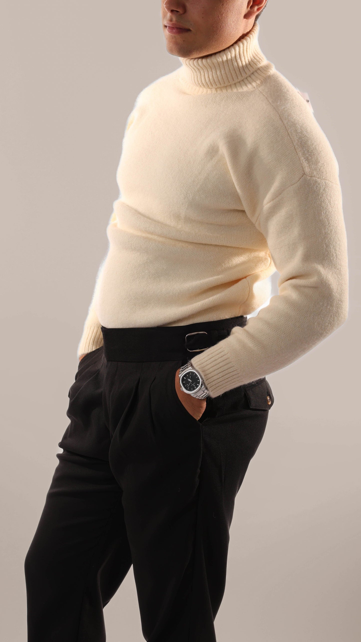 Pull Homme Col Roulé Casual et Confortable