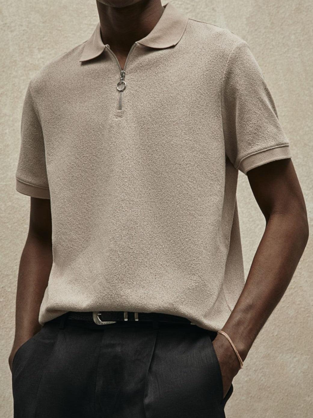 Pull Polos Modernes zippés pour Homme