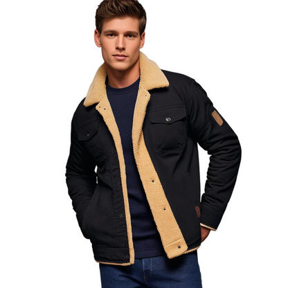 Derrick - Veste bombardier vintage pour homme