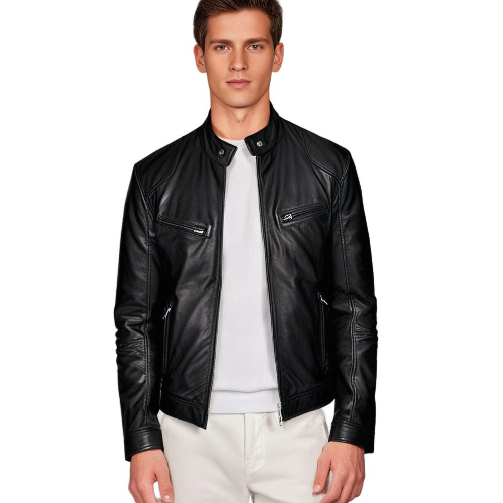 Mikhail - Veste en cuir pour homme
