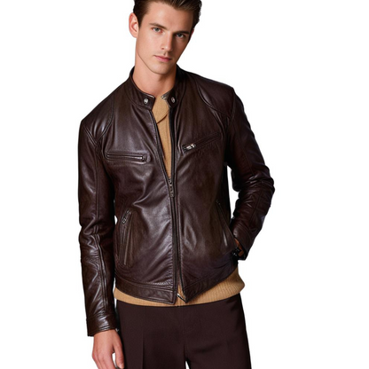 Mikhail - Veste en cuir pour homme