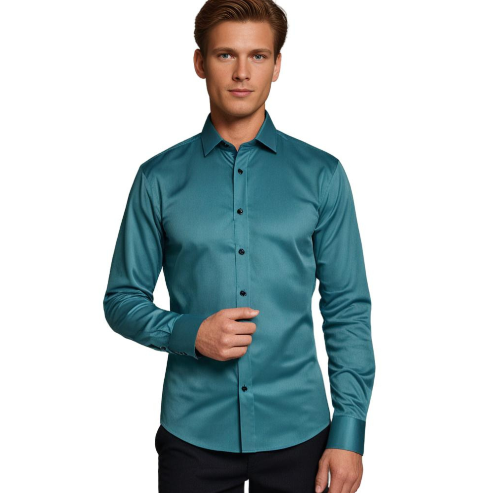 Chemise Homme Élégante Rouge Vin