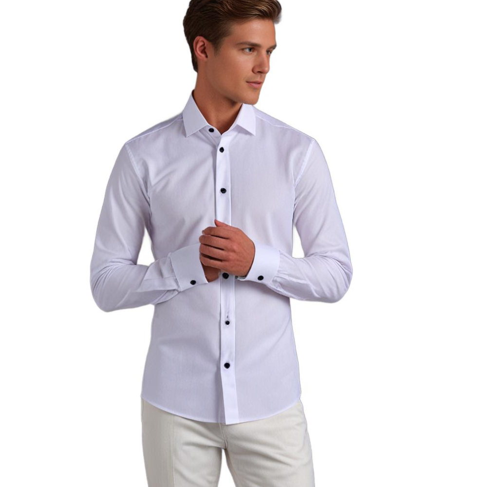 Chemise Homme Élégante Rouge Vin