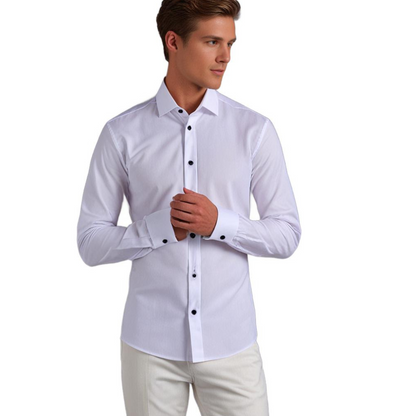 Chemise Homme Élégante Rouge Vin