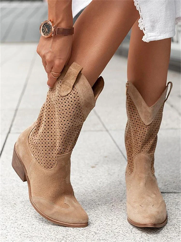 Bottes western femmes décontractées été