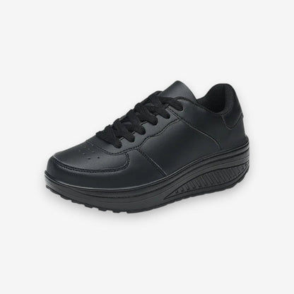 Chaussures Compensées Confort pour Femme à Lacets - PanierRoyale