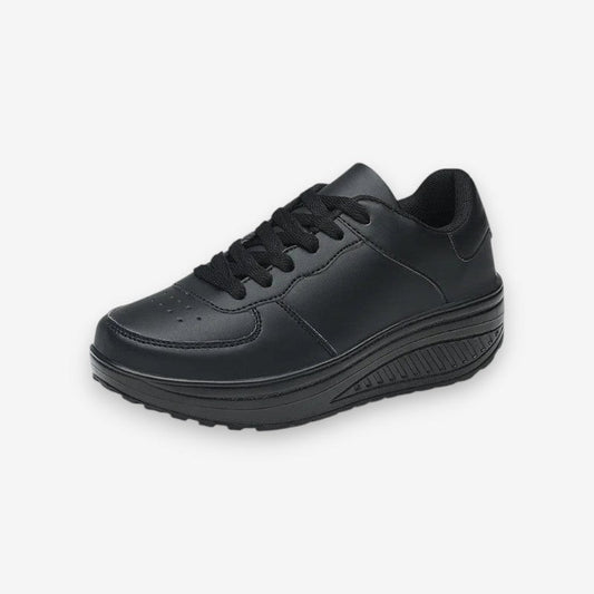 Chaussures Compensées Confort pour Femme à Lacets - PanierRoyale