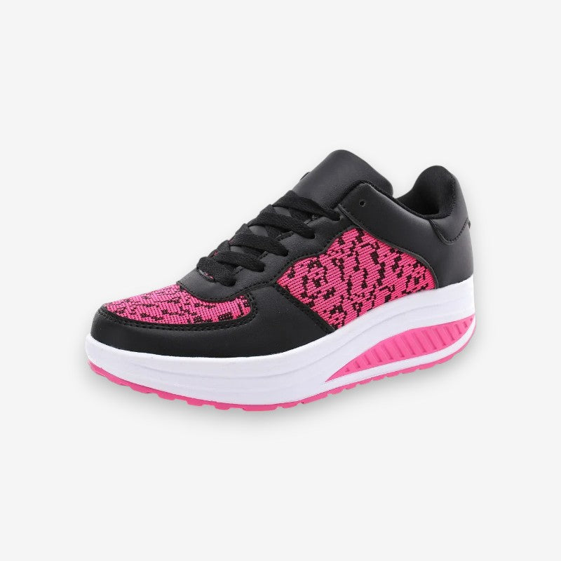 Chaussures Compensées Confort pour Femme à Lacets