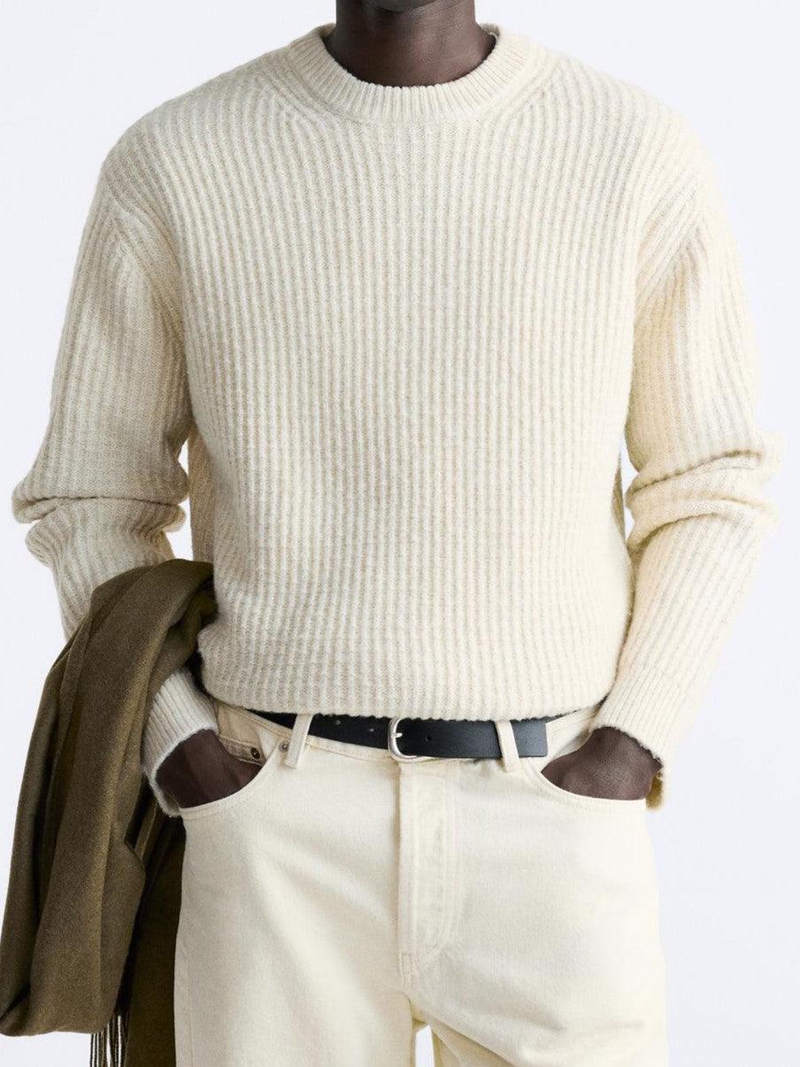 Pull Grosses Mailles Confortable pour Homme
