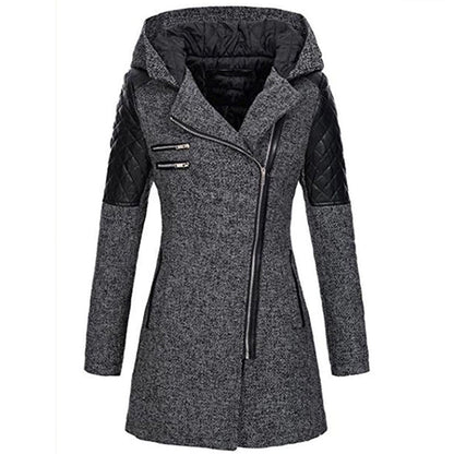 Manteau Femme Hiver – Parka Élégante avec Capuche et Doublure Chaude - PanierRoyale