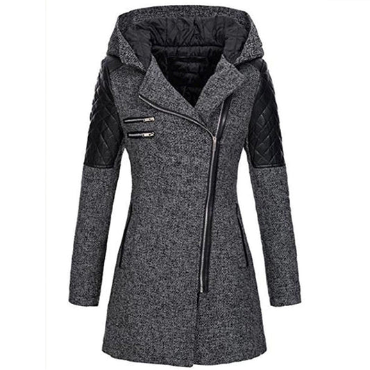 Manteau Femme Hiver – Parka Élégante avec Capuche et Doublure Chaude - PanierRoyale