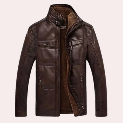 GILBERT - Veste de Motard Tendance pour Hommes