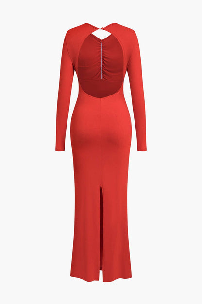 Robe Maxi Élégante Sans Manches à Fleur