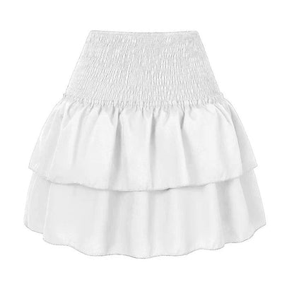 Jupe Femme Mi-Longue Élastique avec Ceinture Adjustante