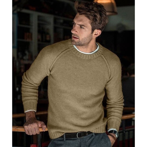 Pull Grande Taille Homme Élégant et Confortable