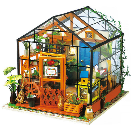 Serre à Plantes Mini en Verre Décoratif - PanierRoyale