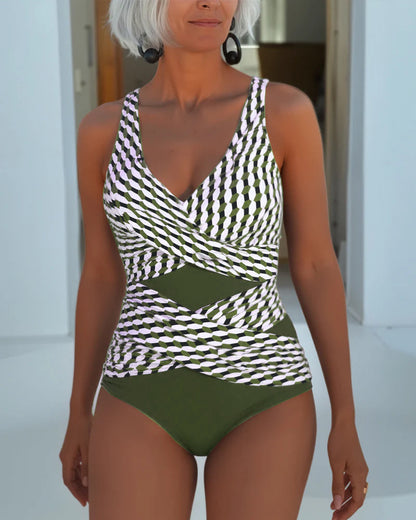 Maillot de bain Femme Sculptant Détail Croisé